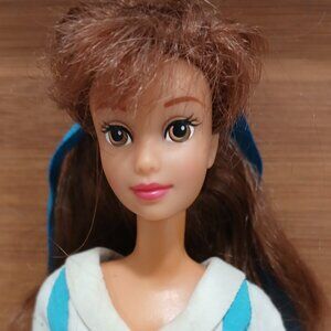 Disney's Belle Doll With Original Outfit,12in. Good Condition